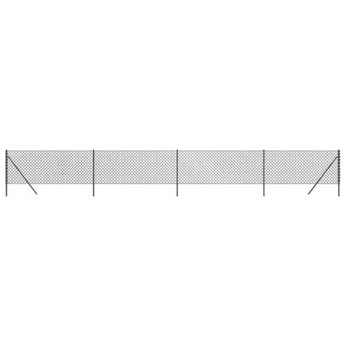 Trådhegn 1,1x10 m antracitgrå