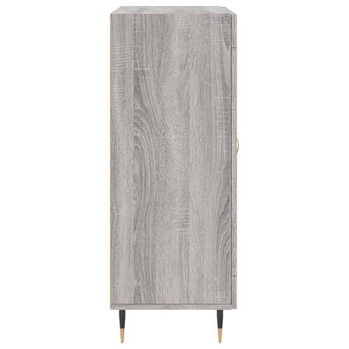 Skænk 69,5x34x90 cm konstrueret træ grå sonoma-eg