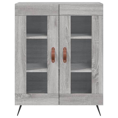 Skænk 69,5x34x90 cm konstrueret træ grå sonoma-eg
