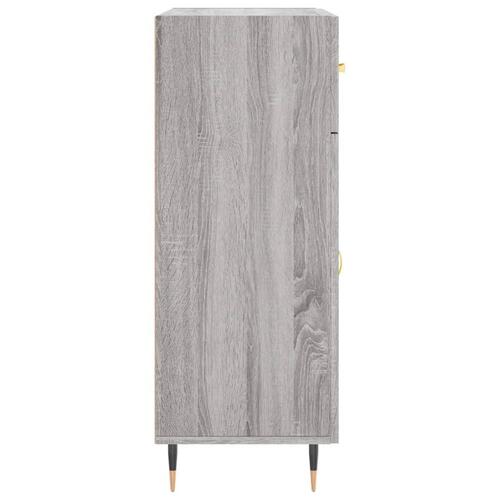Skænk 69,5x34x90 cm konstrueret træ grå sonoma-eg