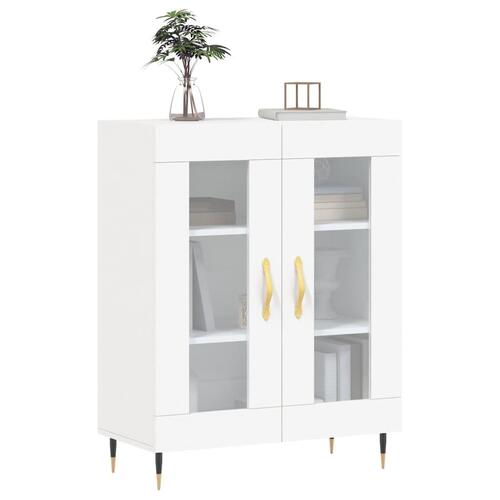 Skænk 69,5x34x90 cm konstrueret træ hvid