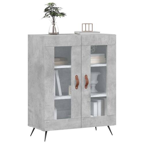 Skænk 69,5x34x90 cm konstrueret træ betongrå