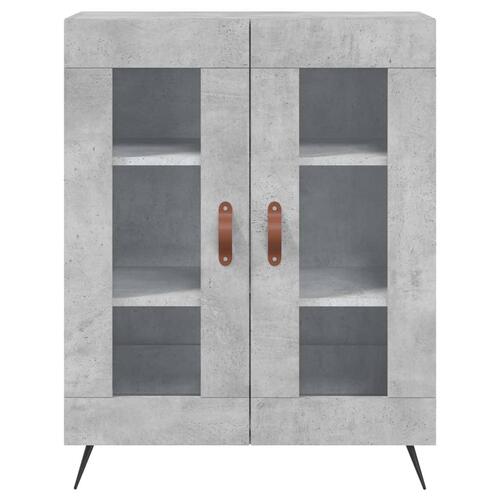Skænk 69,5x34x90 cm konstrueret træ betongrå