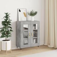 Skænk 69,5x34x90 cm konstrueret træ betongrå