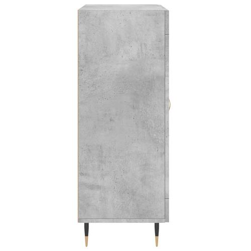 Skænk 69,5x34x90 cm konstrueret træ betongrå