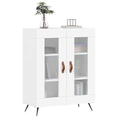Skænk 69,5x34x90 cm konstrueret træ hvid
