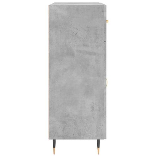 Skænk 69,5x34x90 cm konstrueret træ betongrå