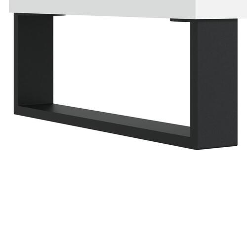 Tv-bord 150x30x50 cm konstrueret træ hvid