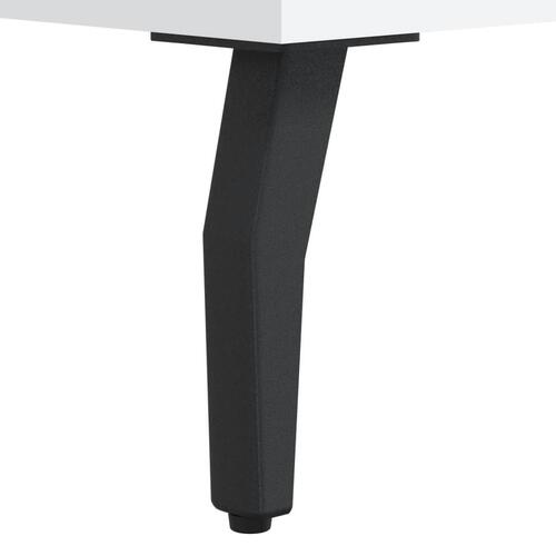 Tv-bord 150x30x50 cm konstrueret træ hvid