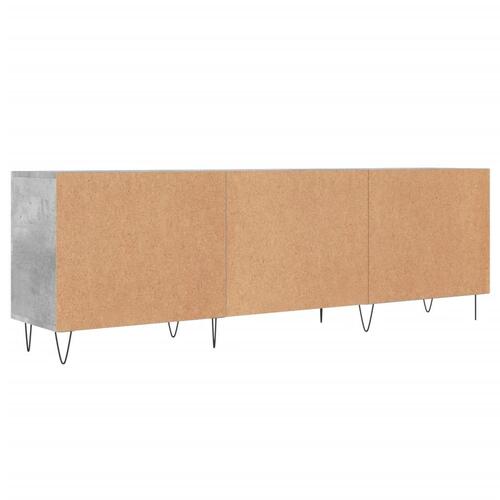 Tv-bord 150x30x50 cm konstrueret træ betongrå