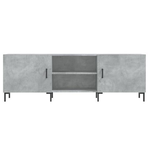 Tv-bord 150x30x50 cm konstrueret træ betongrå