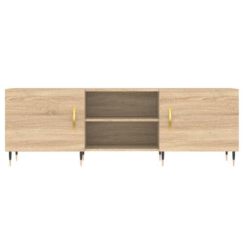 Tv-bord 150x30x50 cm konstrueret træ sonoma-eg
