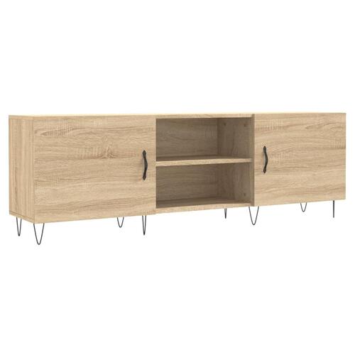 Tv-bord 150x30x50 cm konstrueret træ sonoma-eg