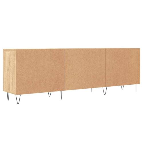 Tv-bord 150x30x50 cm konstrueret træ sonoma-eg