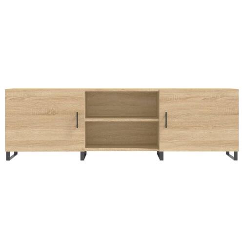 Tv-bord 150x30x50 cm konstrueret træ sonoma-eg