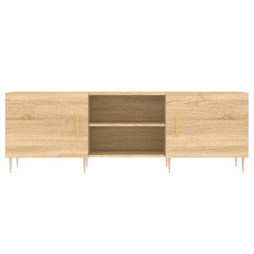 Tv-bord 150x30x50 cm konstrueret træ sonoma-eg