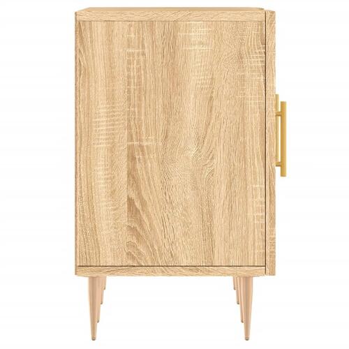 Tv-bord 150x30x50 cm konstrueret træ sonoma-eg