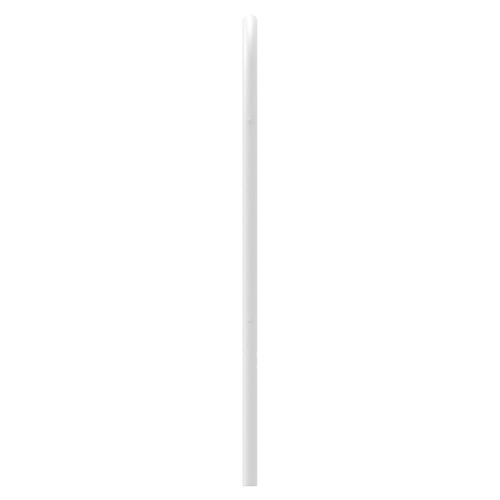 Sengegavl 107 cm metal hvid