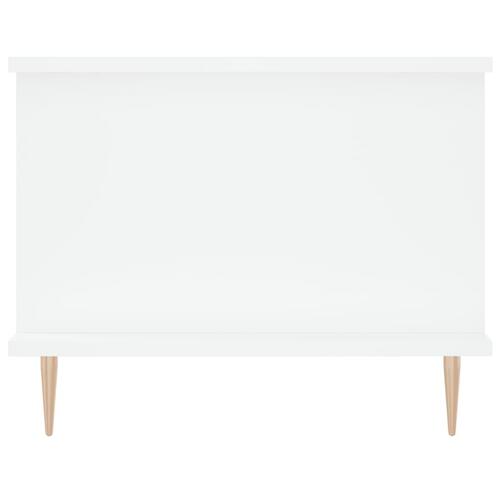 Sofabord 90x50x40 cm konstrueret træ hvid