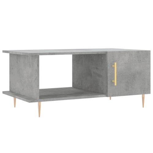 Sofabord 90x50x40 cm konstrueret træ betongrå