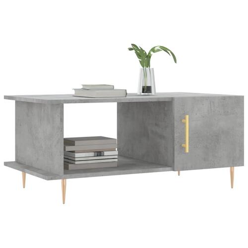 Sofabord 90x50x40 cm konstrueret træ betongrå