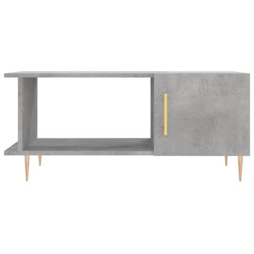 Sofabord 90x50x40 cm konstrueret træ betongrå