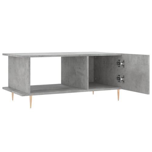 Sofabord 90x50x40 cm konstrueret træ betongrå