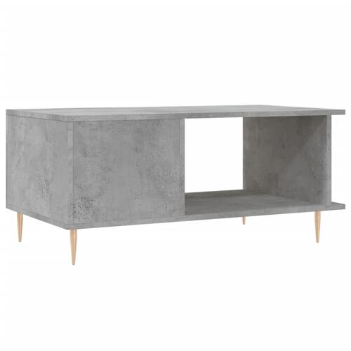 Sofabord 90x50x40 cm konstrueret træ betongrå