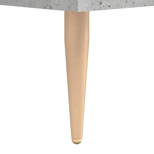Sofabord 90x50x40 cm konstrueret træ betongrå