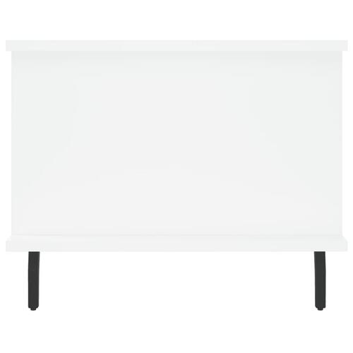 Sofabord 90x50x40 cm konstrueret træ hvid