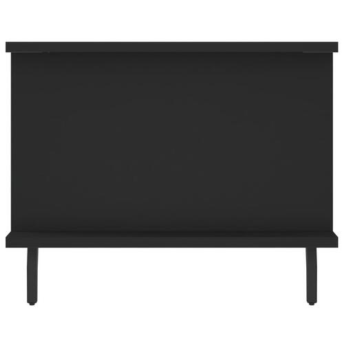 Sofabord 90x50x40 cm konstrueret træ sort