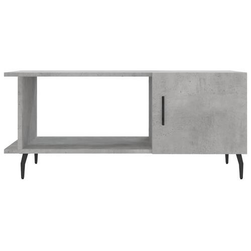 Sofabord 90x50x40 cm konstrueret træ betongrå