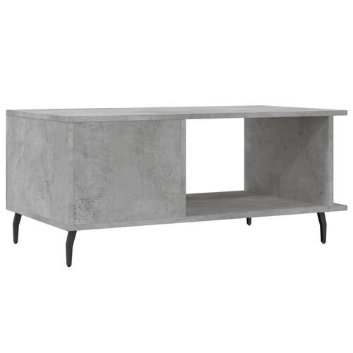 Sofabord 90x50x40 cm konstrueret træ betongrå