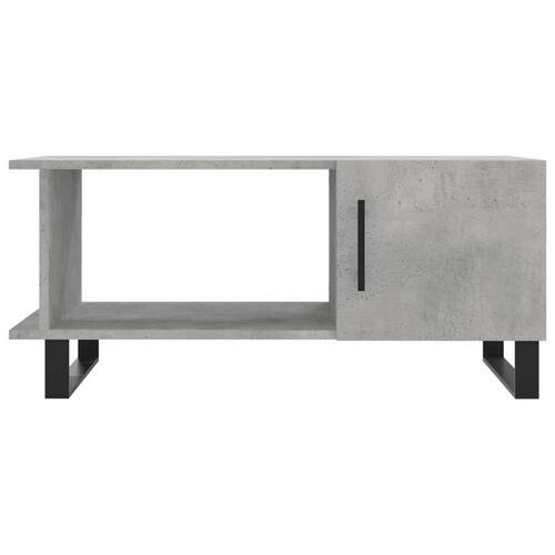 Sofabord 90x50x40 cm konstrueret træ betongrå