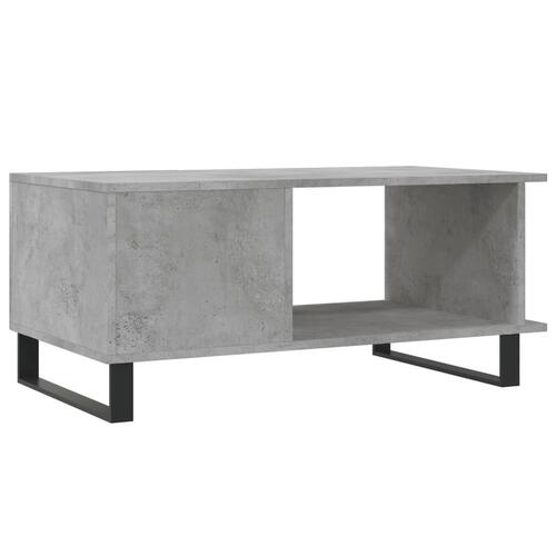 Sofabord 90x50x40 cm konstrueret træ betongrå