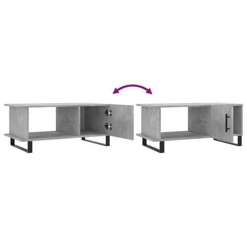 Sofabord 90x50x40 cm konstrueret træ betongrå