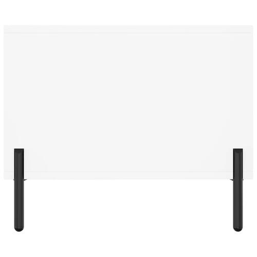 Sofabord 90x50x40 cm konstrueret træ hvid