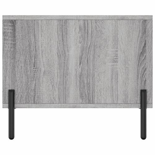 Sofabord 90x50x40 cm konstrueret træ grå sonoma-eg