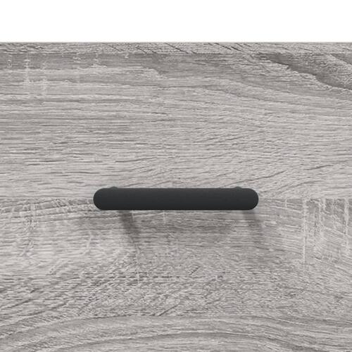 Sofabord 90x50x40 cm konstrueret træ grå sonoma-eg