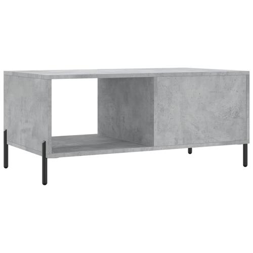Sofabord 90x50x40 cm konstrueret træ betongrå
