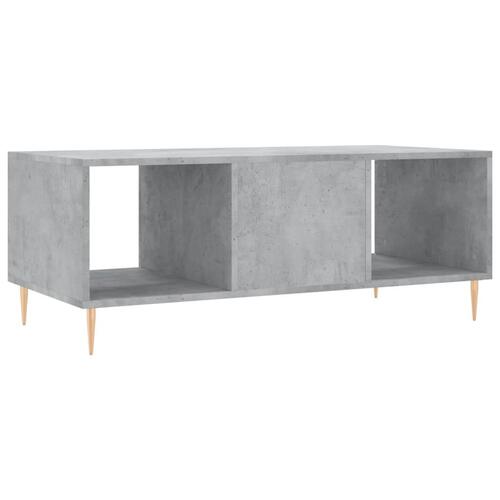 Sofabord 102x50x40 cm konstrueret træ betongrå