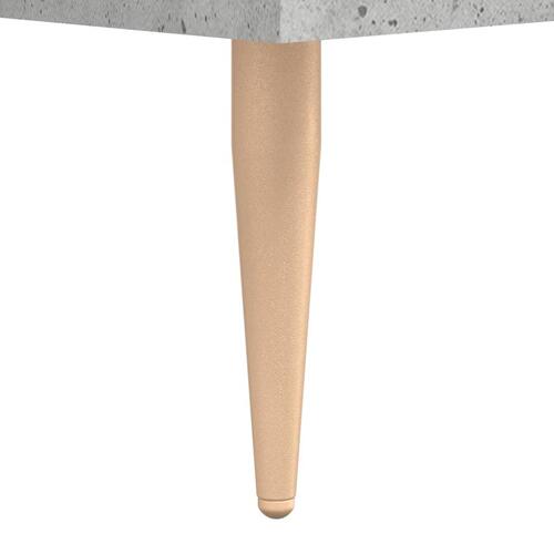 Sofabord 102x50x40 cm konstrueret træ betongrå