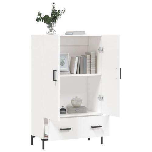 Skab 69,5x31x115 cm konstrueret træ hvid