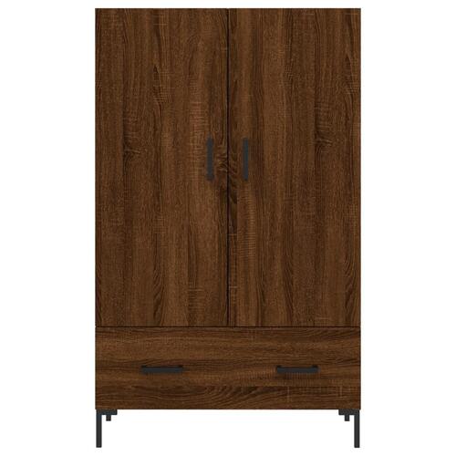 Skab 69,5x31x115 cm konstrueret træ brun sonoma-eg