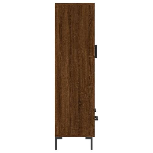 Skab 69,5x31x115 cm konstrueret træ brun sonoma-eg