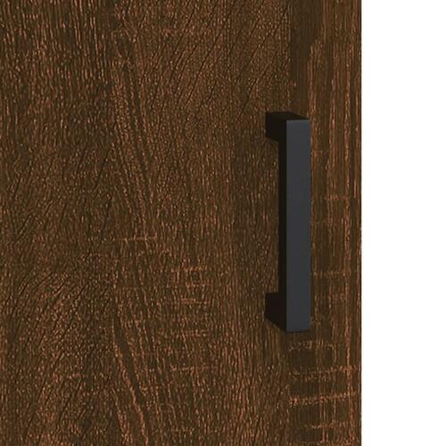 Skab 69,5x31x115 cm konstrueret træ brun sonoma-eg