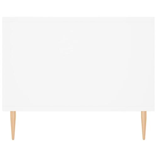Sofabord 102x50x40 cm konstrueret træ hvid