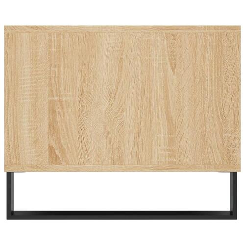 Sofabord 102x50x40 cm konstrueret træ sonoma-eg