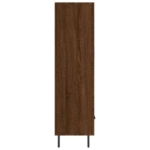 Skab 69,5x31x115 cm konstrueret træ brun sonoma-eg