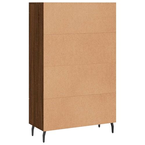 Skab 69,5x31x115 cm konstrueret træ brun sonoma-eg